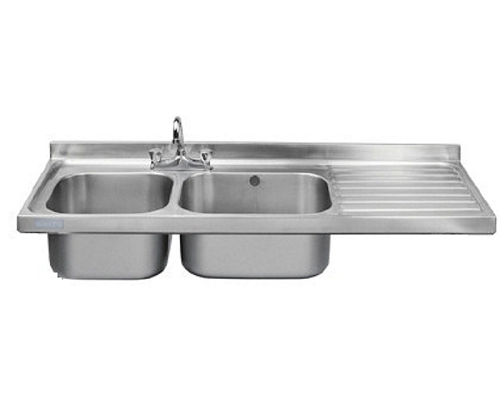 Franke Sissons Catering Sink Only right hand drainer, 1500x600